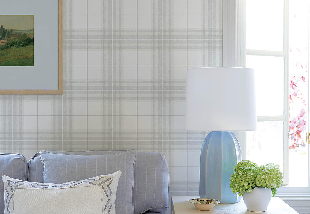 Обои Chesapeake Plaid & Stripe Resource 4192-27693