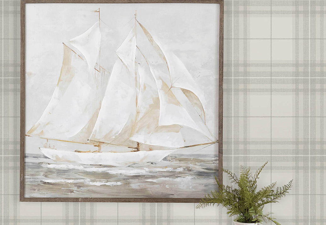 Обои Chesapeake Plaid & Stripe Resource 4192-27693