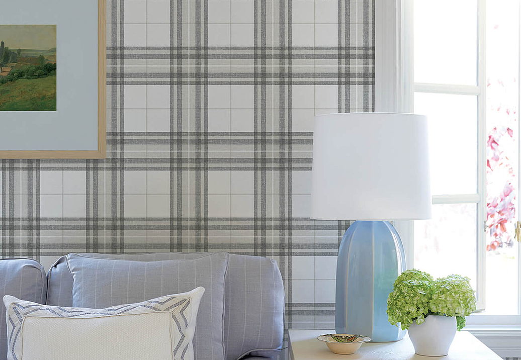 Обои Chesapeake Plaid & Stripe Resource 4192-27694