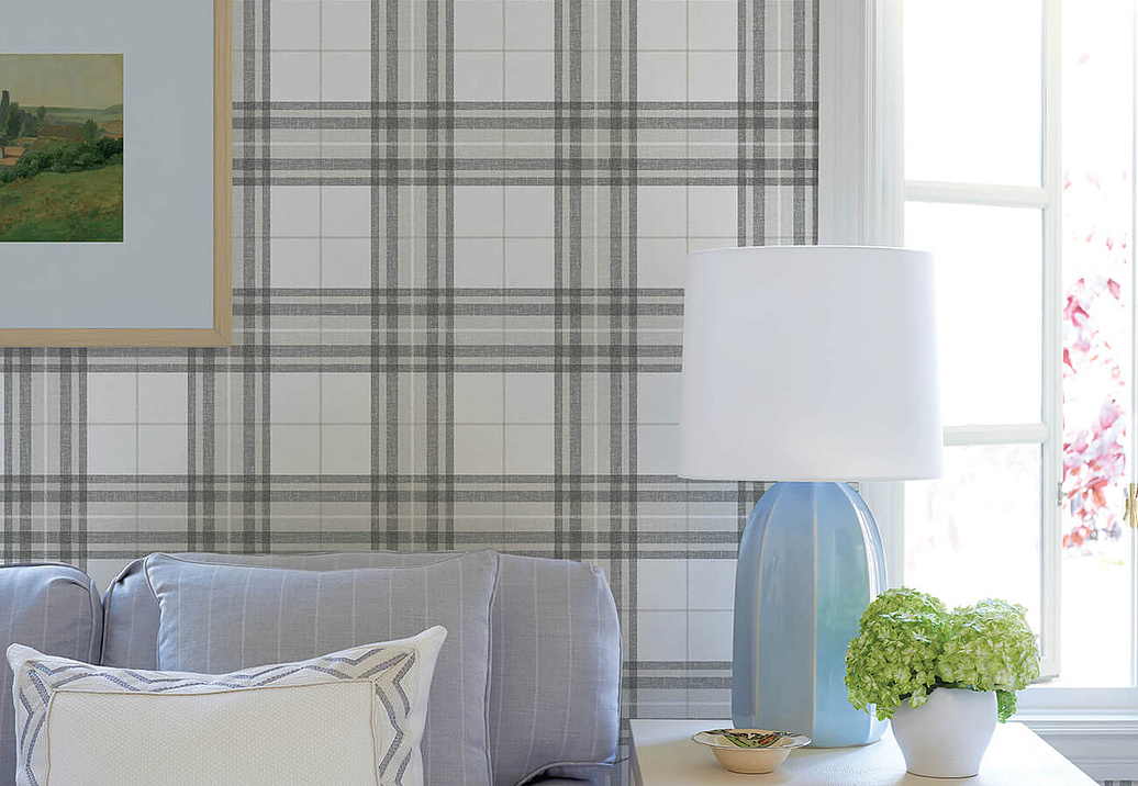 Обои Chesapeake Plaid & Stripe Resource 4192-27694