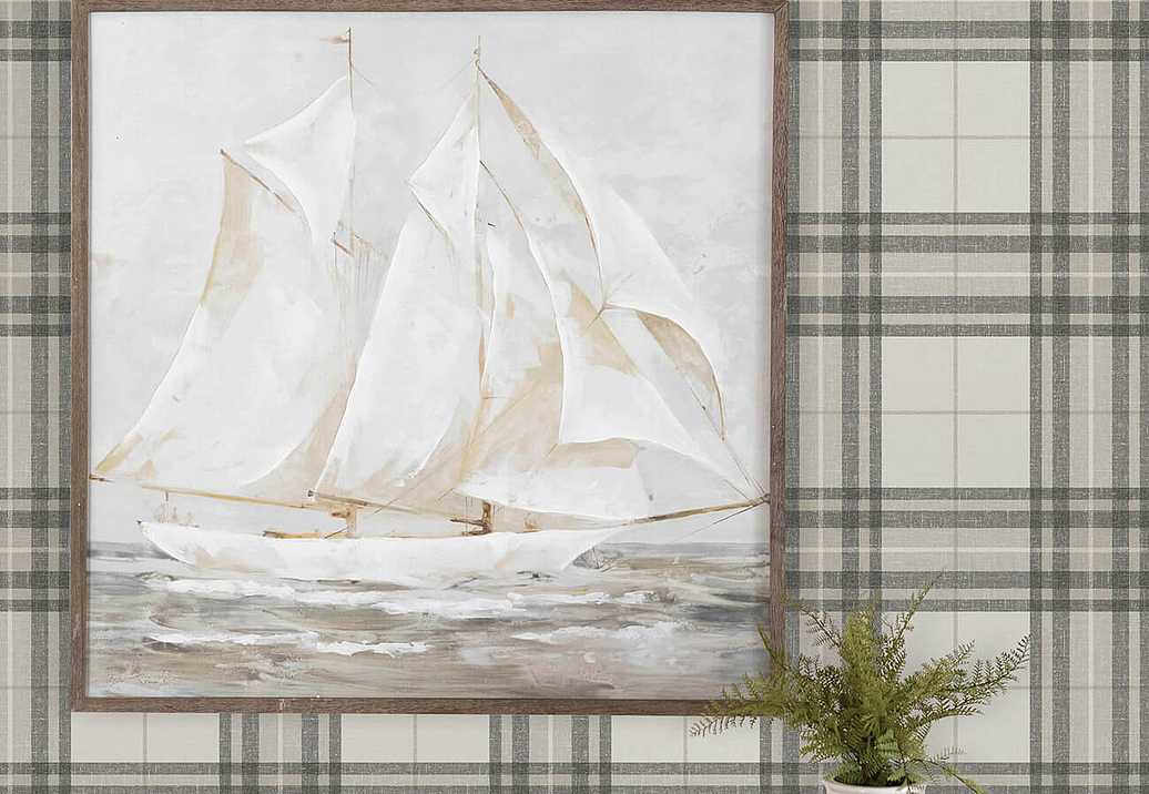 Обои Chesapeake Plaid & Stripe Resource 4192-27694