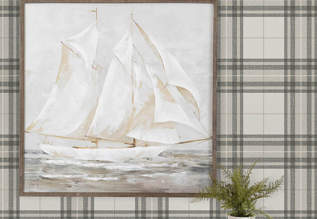 Обои Chesapeake Plaid & Stripe Resource 4192-27694