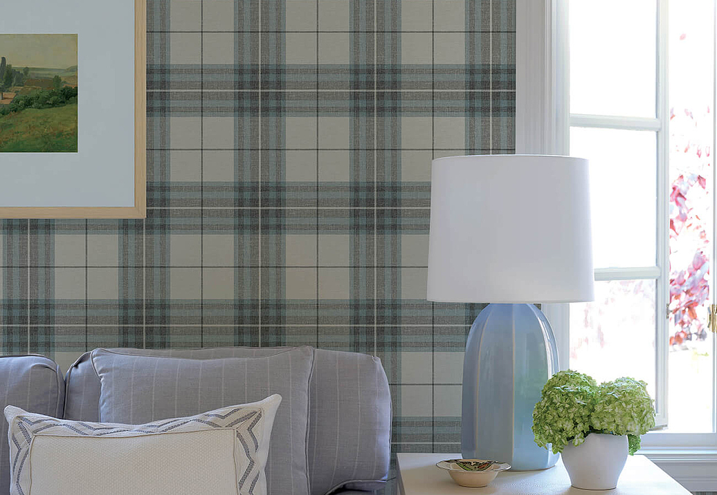Обои Chesapeake Plaid & Stripe Resource 4192-27695