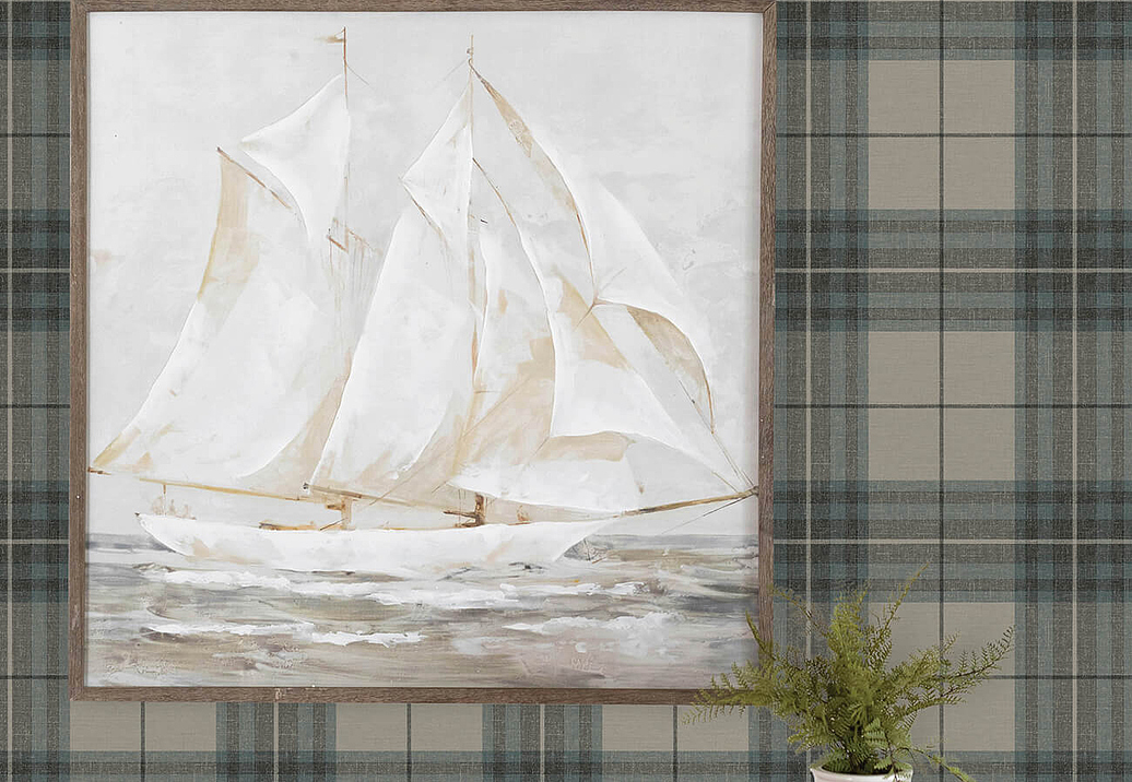 Обои Chesapeake Plaid & Stripe Resource 4192-27695
