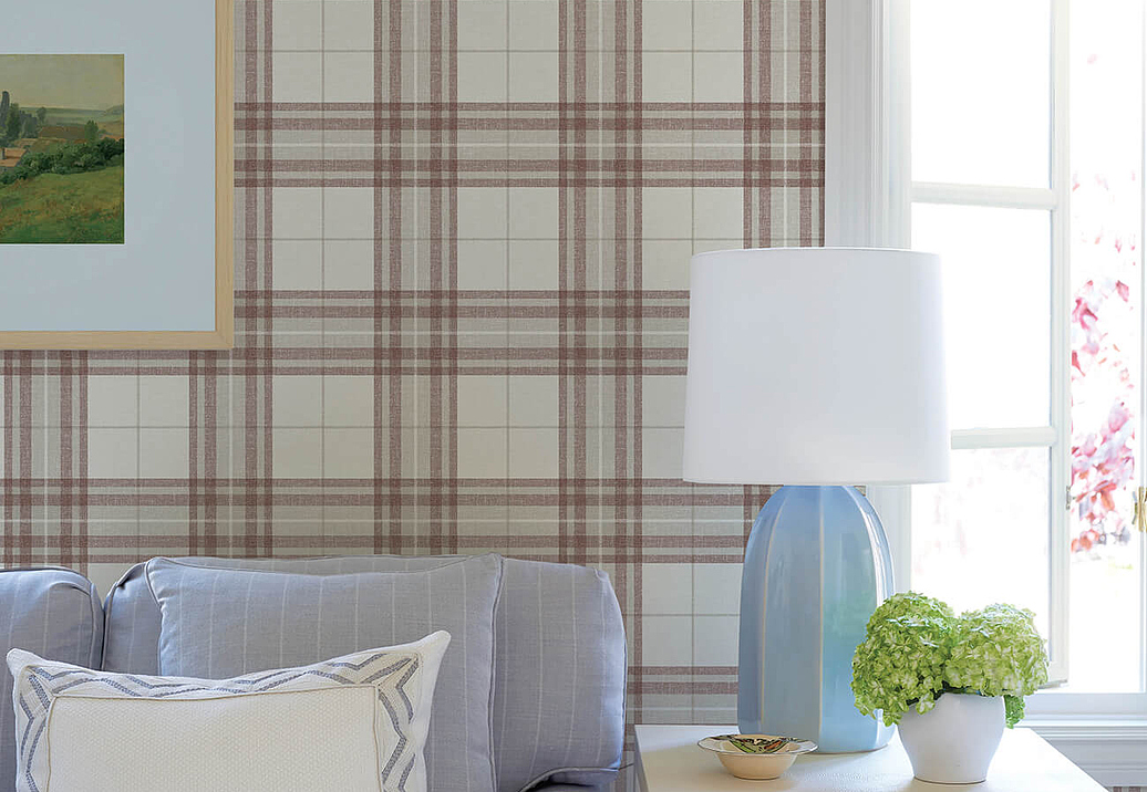 Обои Chesapeake Plaid & Stripe Resource 4192-27696