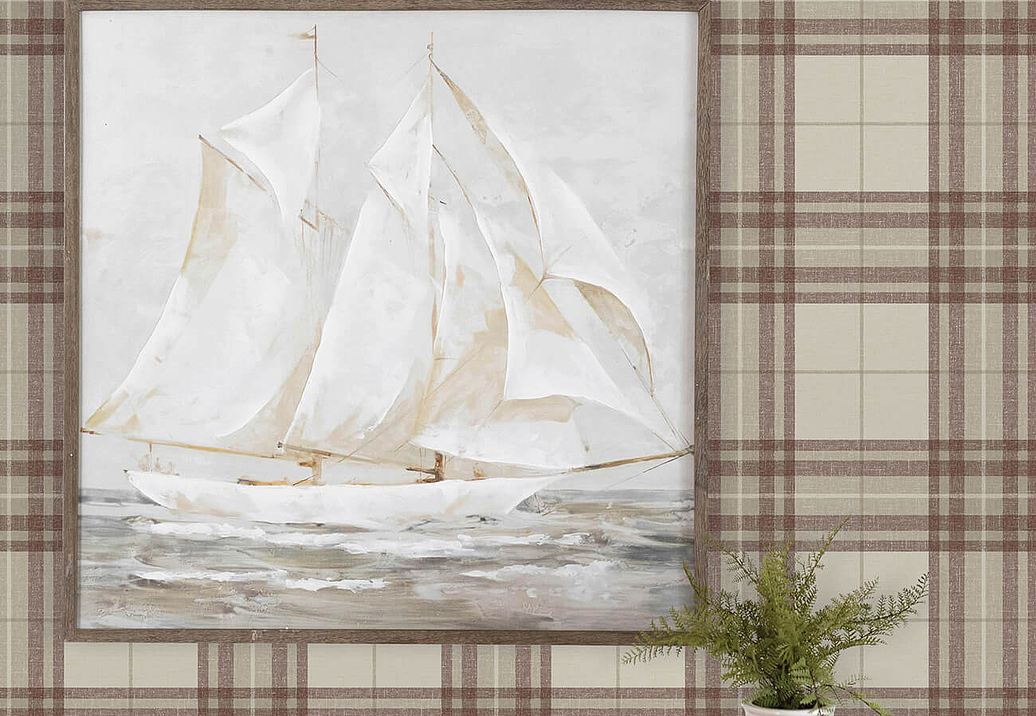 Обои Chesapeake Plaid & Stripe Resource 4192-27696