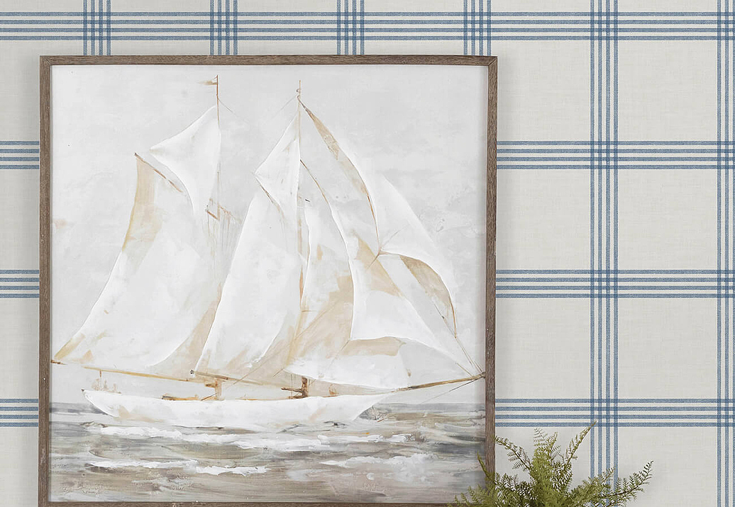 Обои Chesapeake Plaid & Stripe Resource 4192-26993
