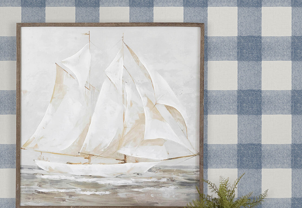Обои Chesapeake Plaid & Stripe Resource 4192-83420