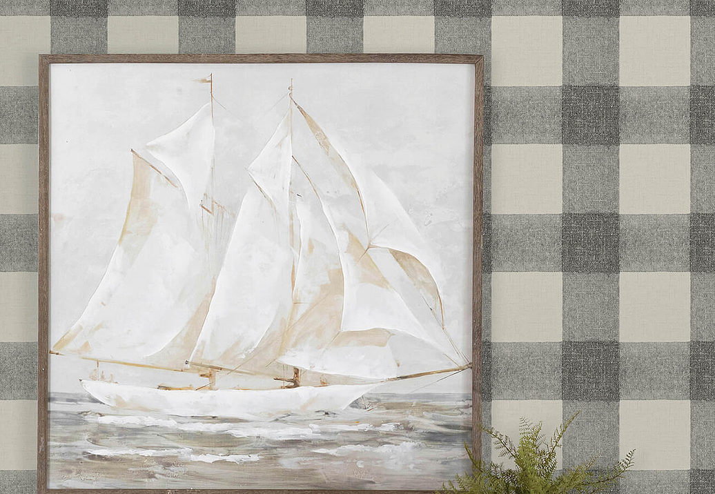 Обои Chesapeake Plaid & Stripe Resource 4192-83421