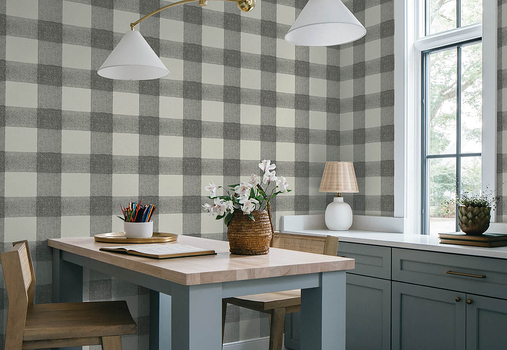 Обои Chesapeake Plaid & Stripe Resource 4192-83421