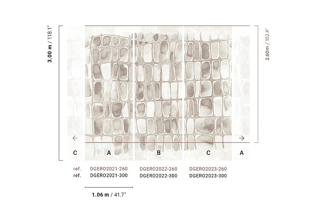 Панно и фотообои Khroma Erosion DGERO2021-300