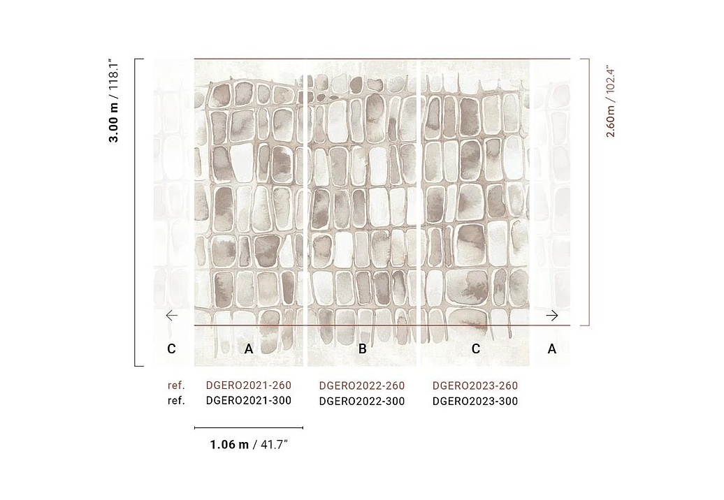 Панно и фотообои Khroma Erosion DGERO2022-300