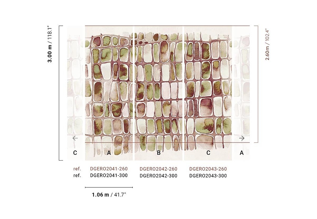 Панно и фотообои Khroma Erosion DGERO2042-260