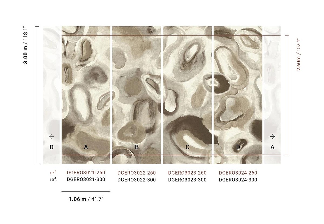 Панно и фотообои Khroma Erosion DGERO3022-260