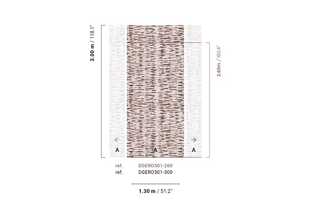 Панно и фотообои Khroma Erosion DGERO501-300
