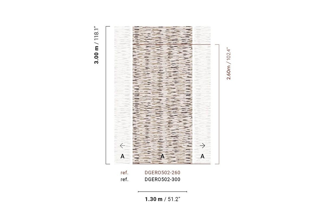 Панно и фотообои Khroma Erosion DGERO502-300