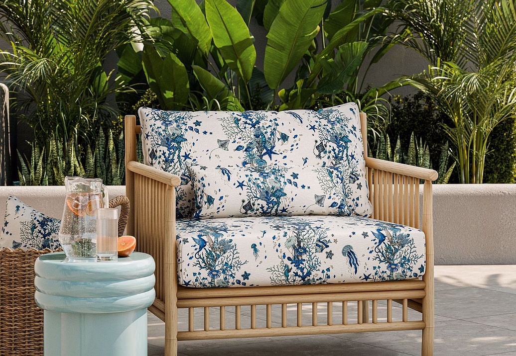 Ткань Clarke & Clarke Emma J Shipley Wild Escape Indoor Outdoor CCF0870-04