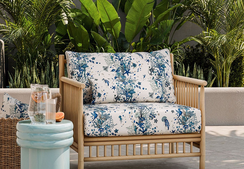 Ткань Clarke & Clarke Emma J Shipley Wild Escape Indoor Outdoor CCF0870-04