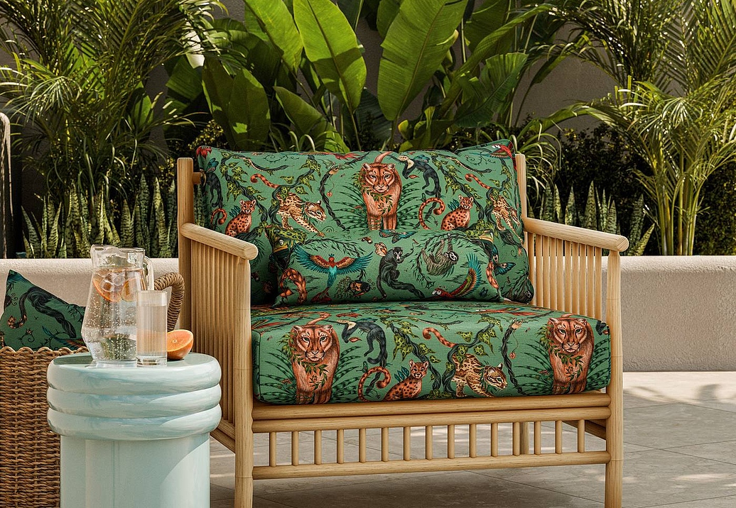 Ткань Clarke & Clarke Emma J Shipley Wild Escape Indoor Outdoor CCF0865-01