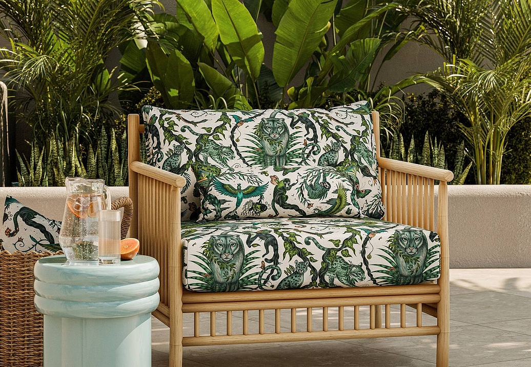 Ткань Clarke & Clarke Emma J Shipley Wild Escape Indoor Outdoor CCF0865-02