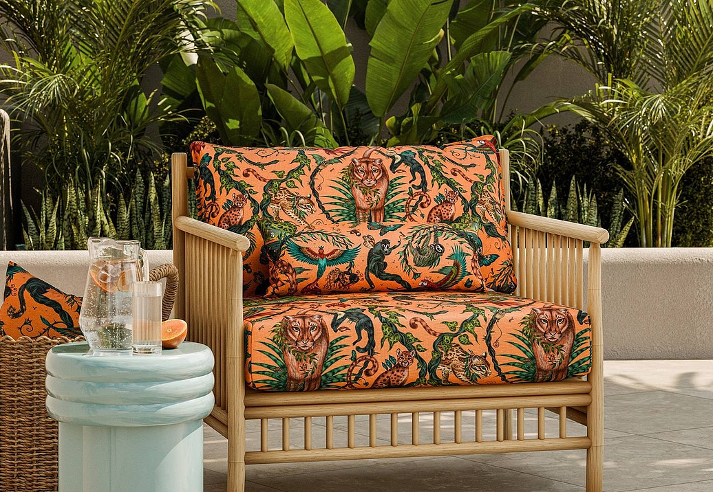 Ткань Clarke & Clarke Emma J Shipley Wild Escape Indoor Outdoor CCF0865-03