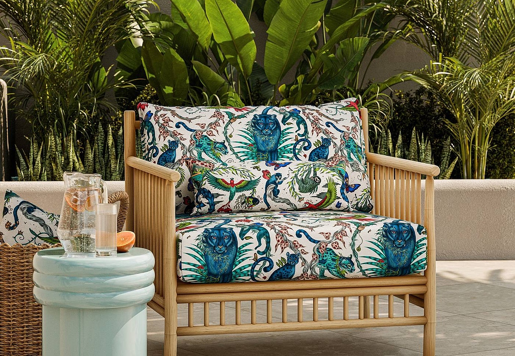 Ткань Clarke & Clarke Emma J Shipley Wild Escape Indoor Outdoor CCF0865-04