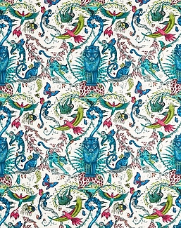 Ткань Clarke & Clarke Emma J Shipley Wild Escape Indoor Outdoor CCF0865-04