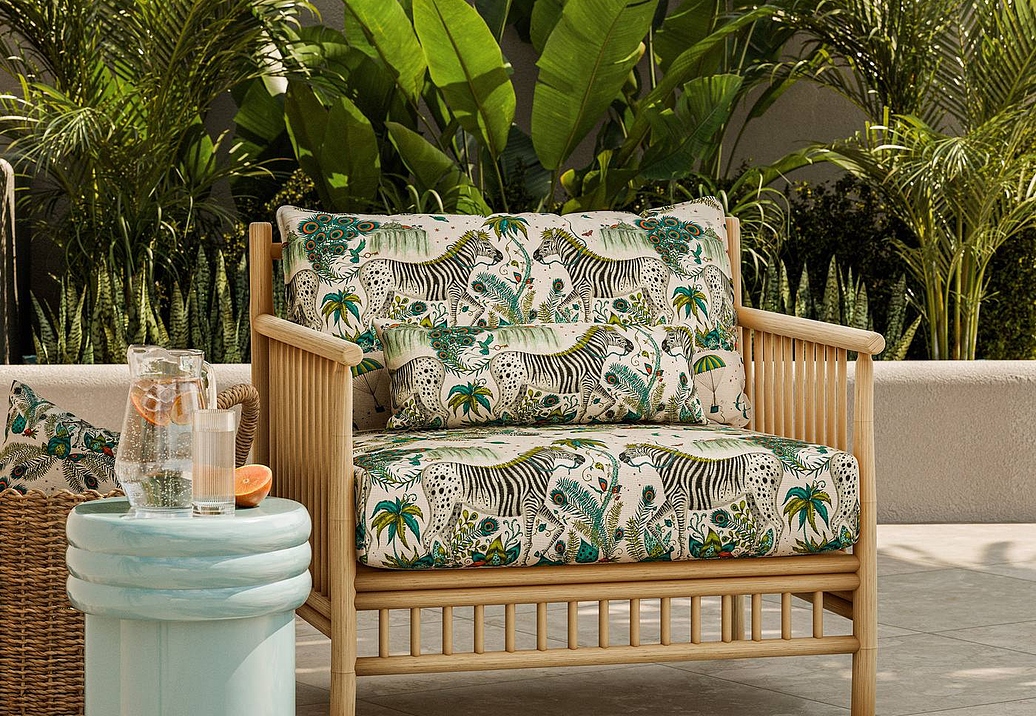 Ткань Clarke & Clarke Emma J Shipley Wild Escape Indoor Outdoor CCF0867-02
