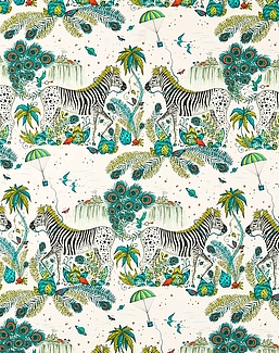 Ткань Clarke & Clarke Emma J Shipley Wild Escape Indoor Outdoor CCF0867-02
