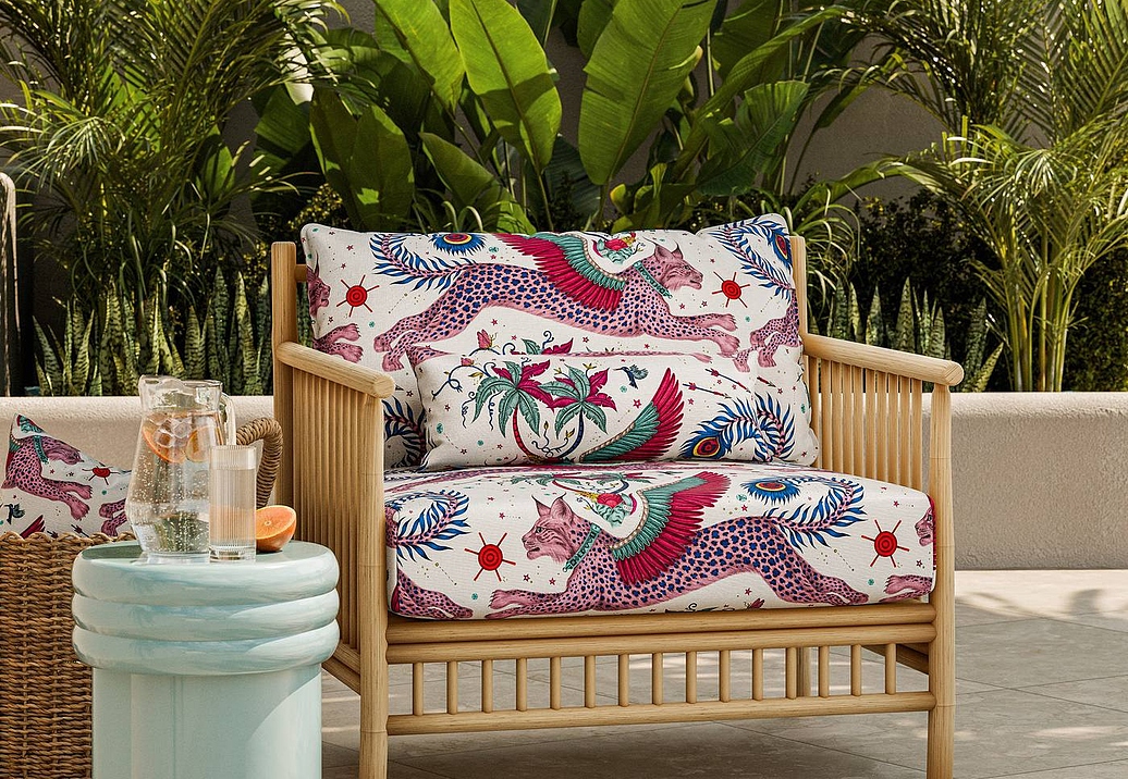 Ткань Clarke & Clarke Emma J Shipley Wild Escape Indoor Outdoor CCF0868-02
