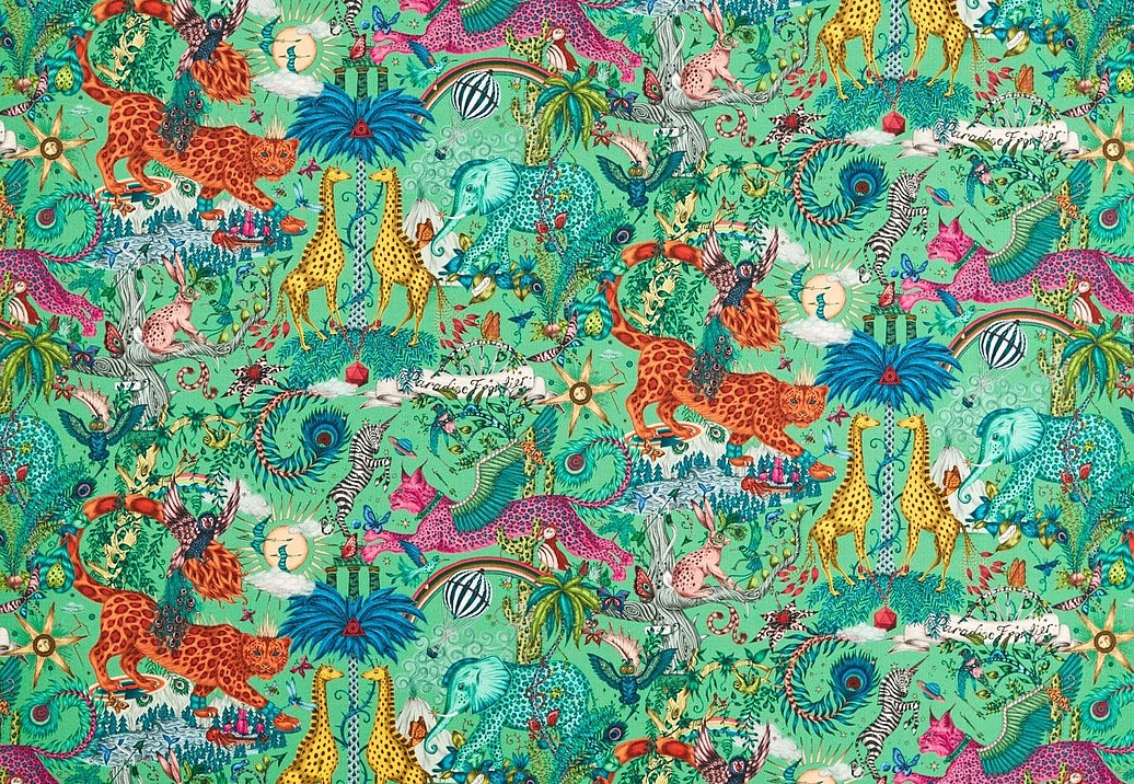 Ткань Clarke & Clarke Emma J Shipley Wild Escape Indoor Outdoor CCF0869-01