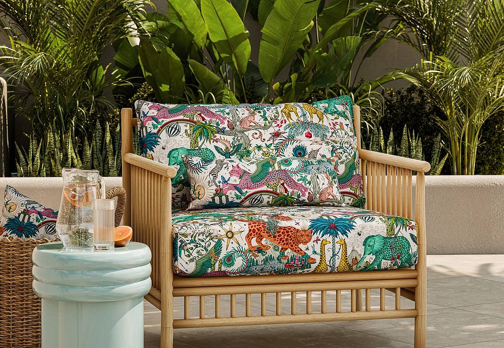 Ткань Clarke & Clarke Emma J Shipley Wild Escape Indoor Outdoor CCF0869-02