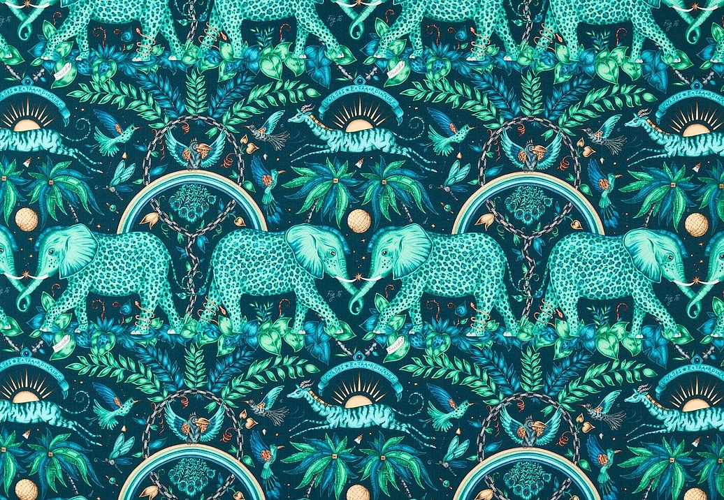 Ткань Clarke & Clarke Emma J Shipley Wild Escape Indoor Outdoor CCF0871-01