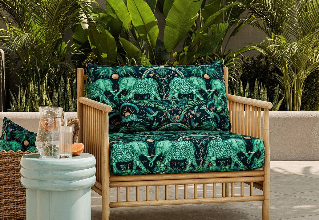 Ткань Clarke & Clarke Emma J Shipley Wild Escape Indoor Outdoor CCF0871-01