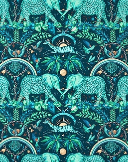 Ткань Clarke & Clarke Emma J Shipley Wild Escape Indoor Outdoor CCF0871-01