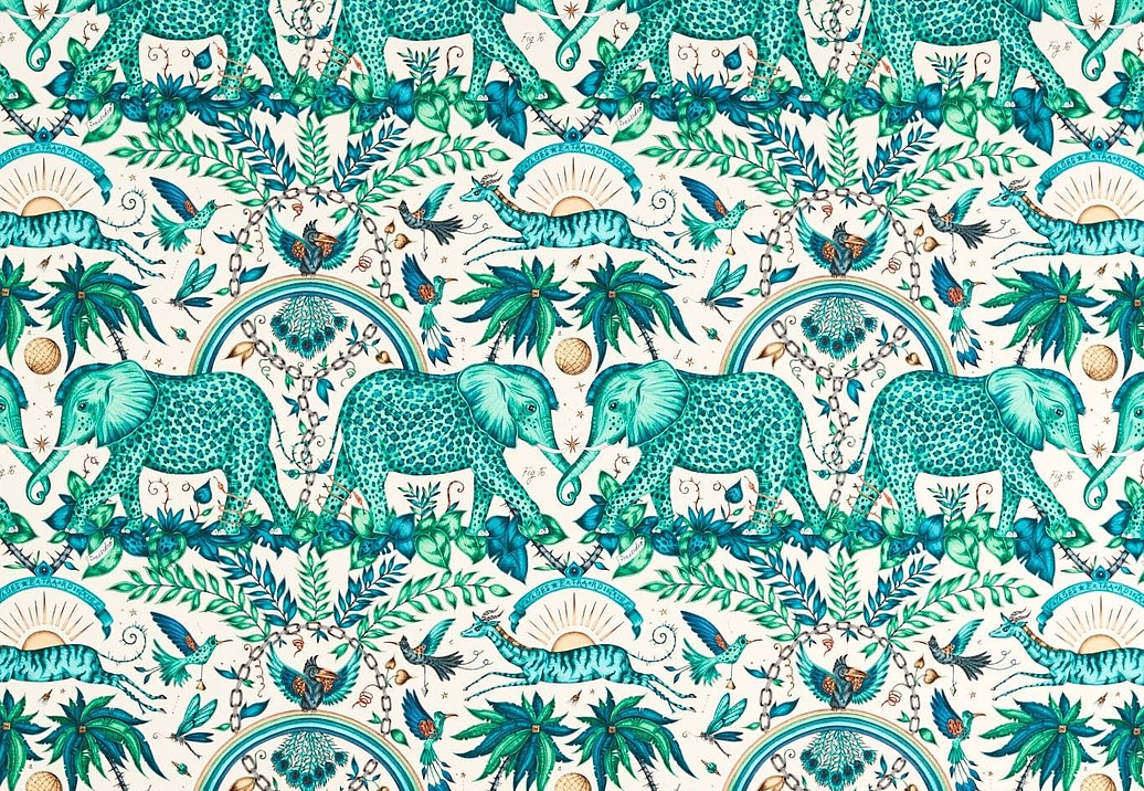 Ткань Clarke & Clarke Emma J Shipley Wild Escape Indoor Outdoor CCF0871-02