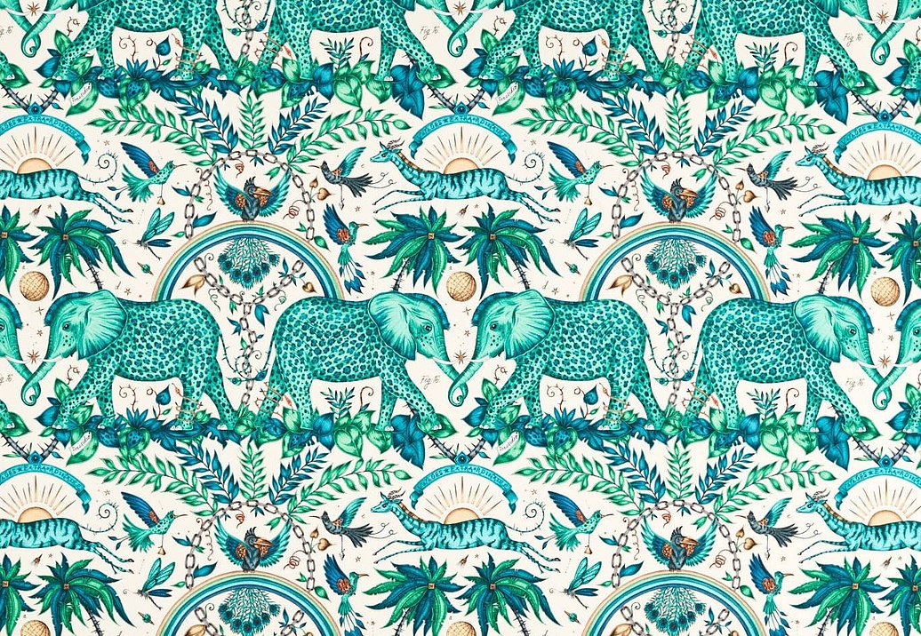 Ткань Clarke & Clarke Emma J Shipley Wild Escape Indoor Outdoor CCF0871-02