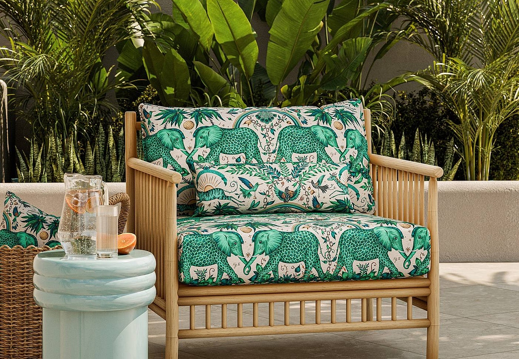 Ткань Clarke & Clarke Emma J Shipley Wild Escape Indoor Outdoor CCF0871-02