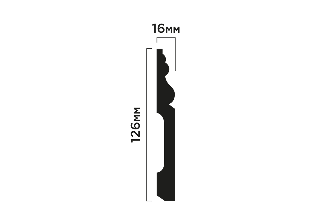 Плинтусы HIWOOD Hiwood Decor B126
