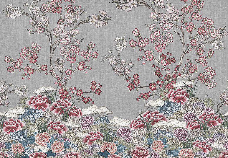 Панно и фотообои LondonArt Kimono KMN01-D