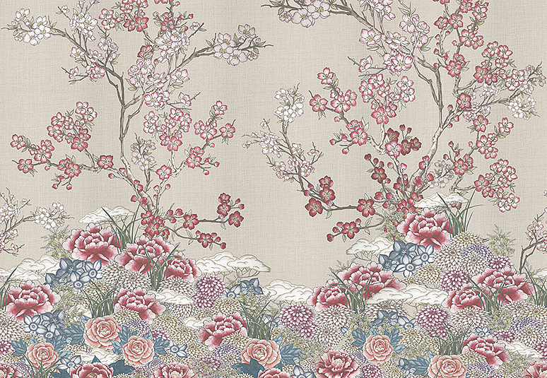 Панно и фотообои LondonArt Kimono KMN01-E