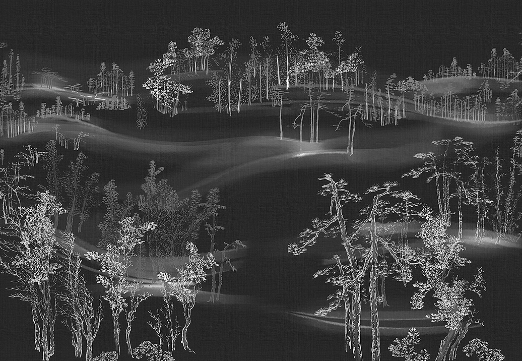 Панно и фотообои LondonArt Kimono KMN08-C