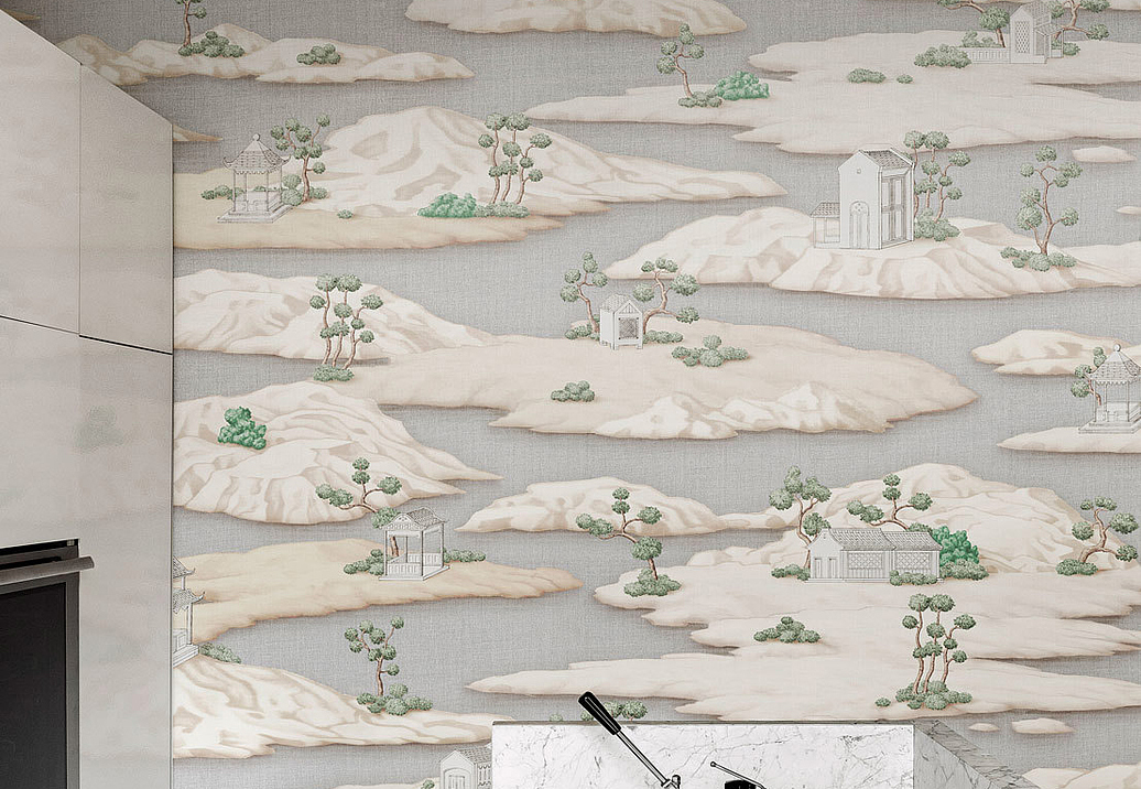 Панно и фотообои LondonArt Kimono KMN09-D