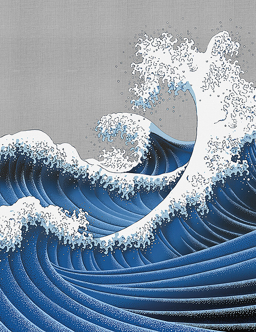 Панно и фотообои LondonArt Kimono KMN14-D