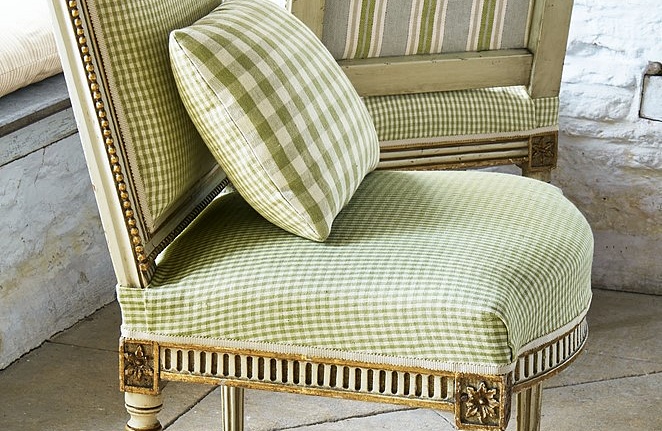 Ткань Colefax and Fowler Lamorna Checks & Stripes F4762-07