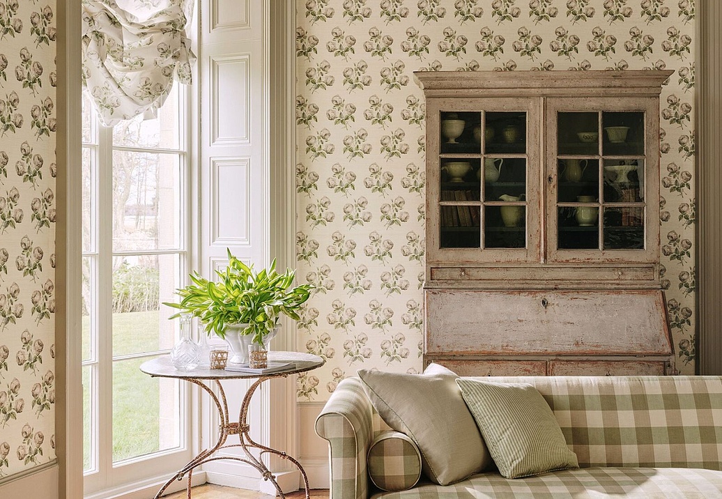 Ткань Colefax and Fowler Edgar Checks & Stripes F4525/06