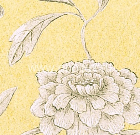 Обои Lewis & Wood Wide Width Wallpapers LW13392/Jasper Peony Buttermilk