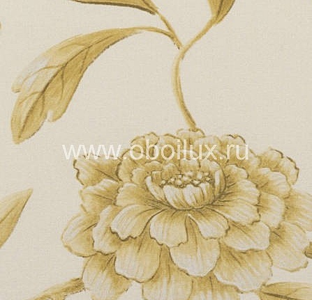Обои Lewis & Wood Wide Width Wallpapers LW13392R/Jasper Peony Buttermilk Reverse