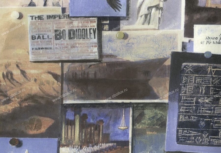 Обои Andrew Martin Museum Pinboard/Multi