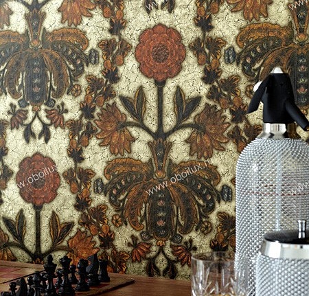 Обои Little Greene London Wallpapers V 0282NBBURNI